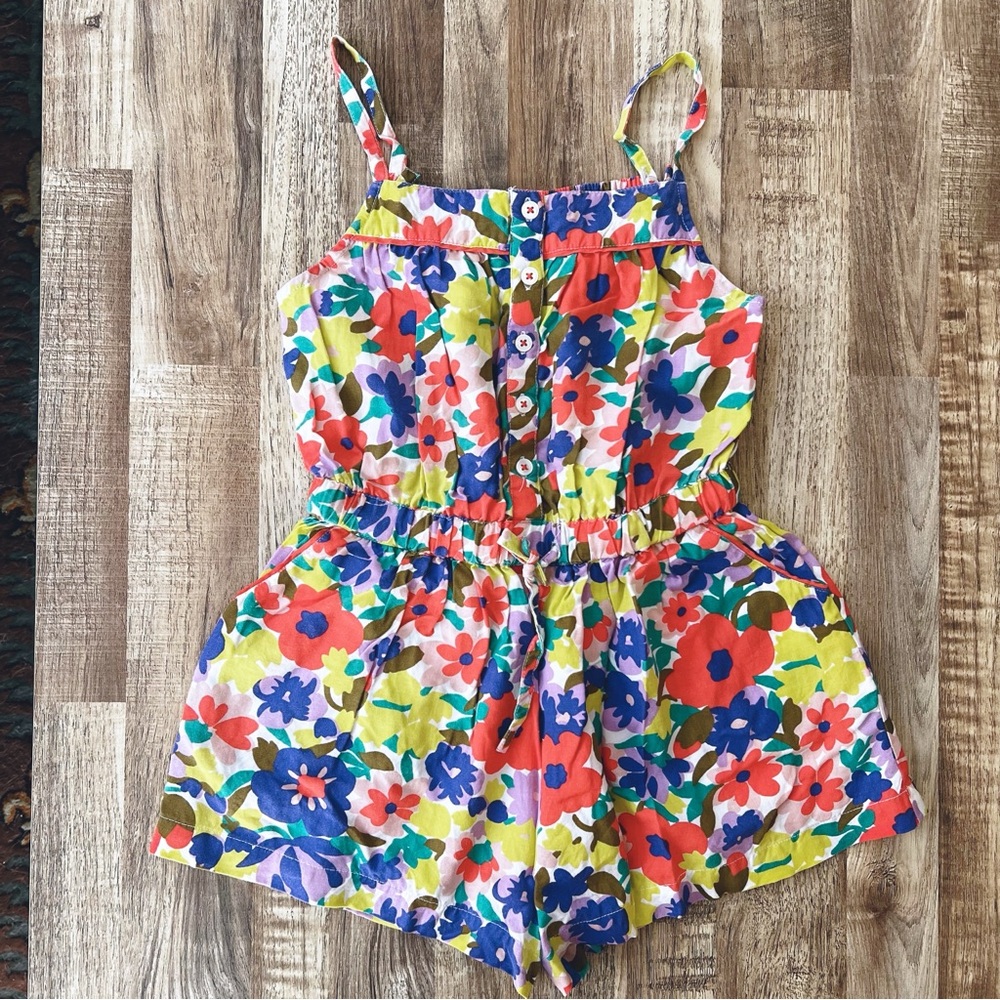 Mini Boden Floral Romper 9/10